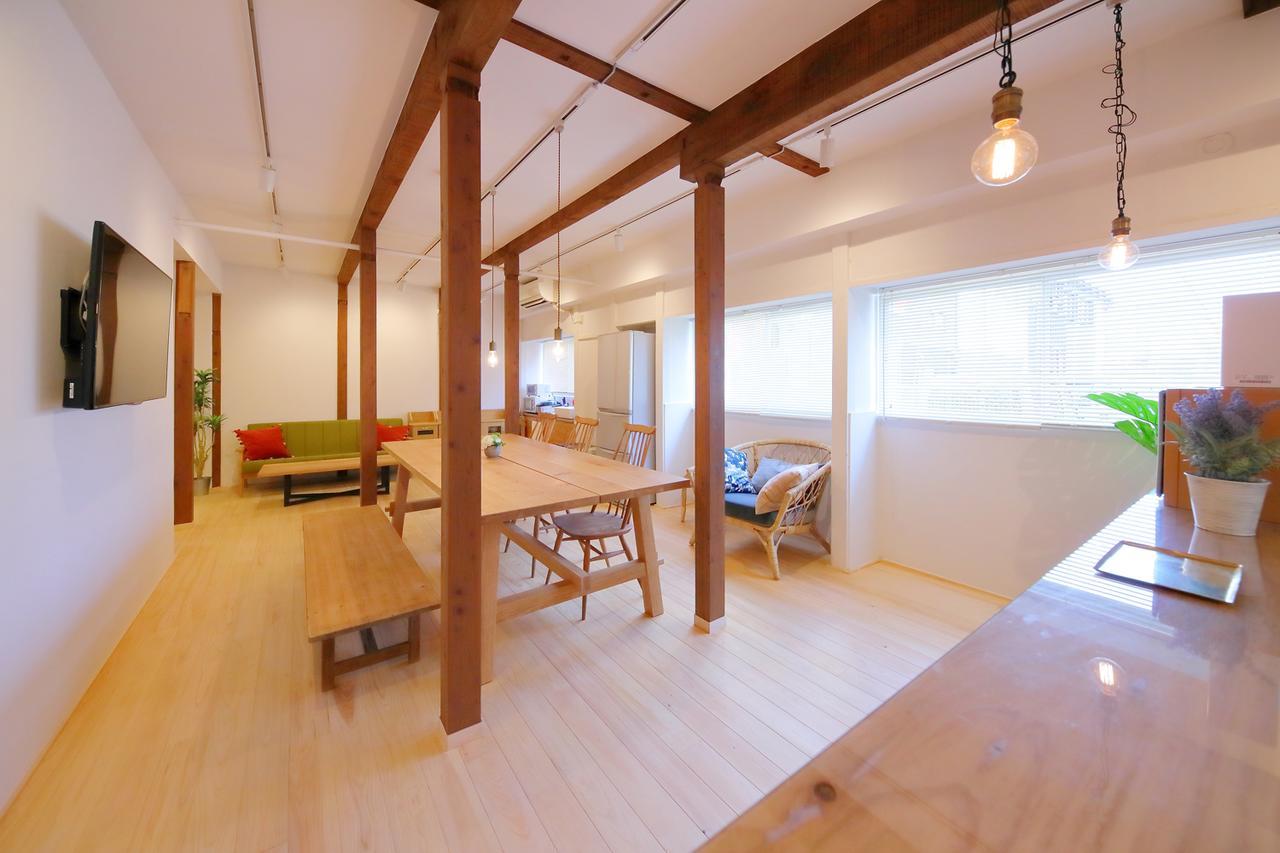 Raku Hostel Osaka Zewnętrze zdjęcie